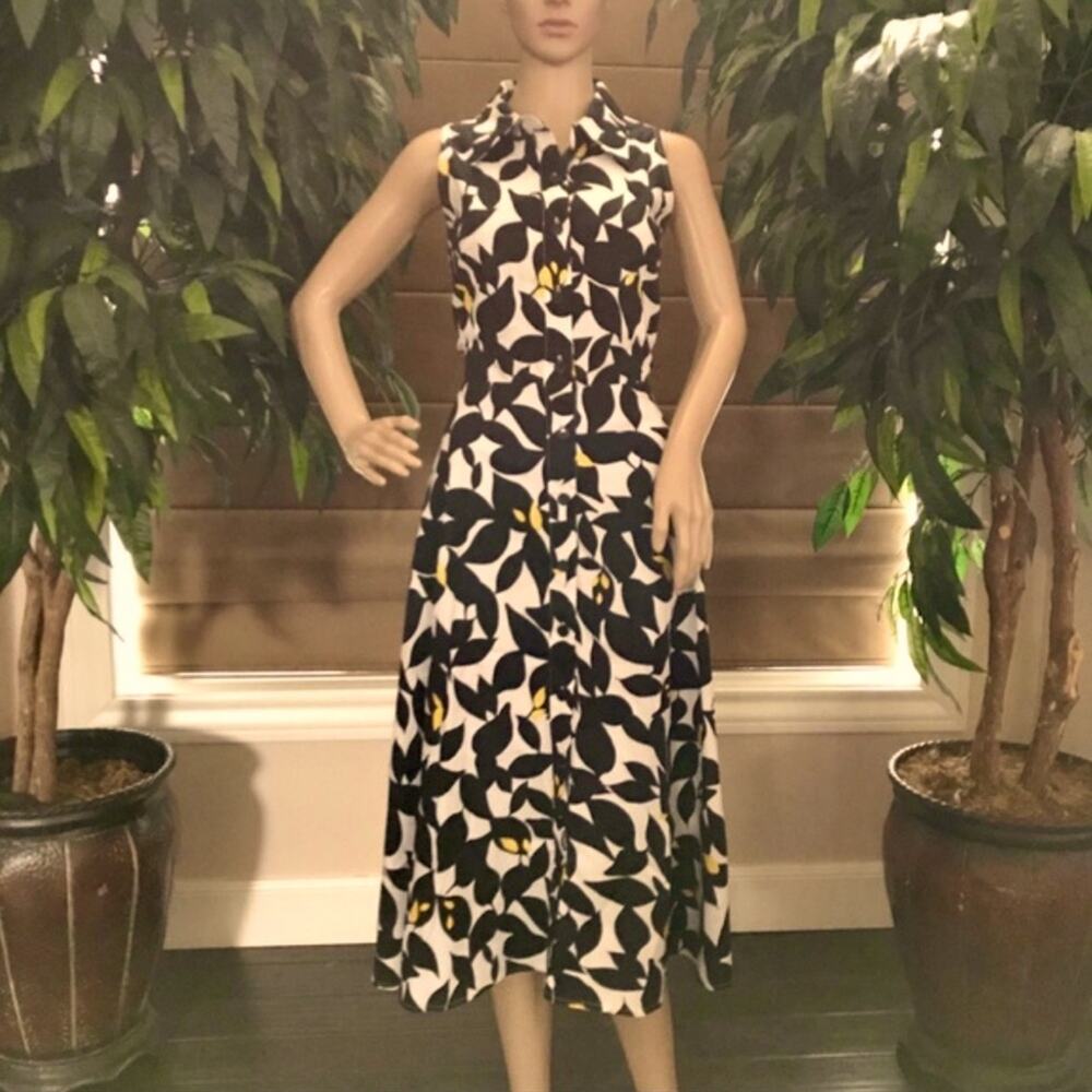 NWT Karin Stevens Button-Down Dress